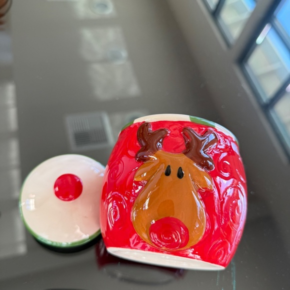 Small Ceramic Christmas jar - Picture 2 of 5